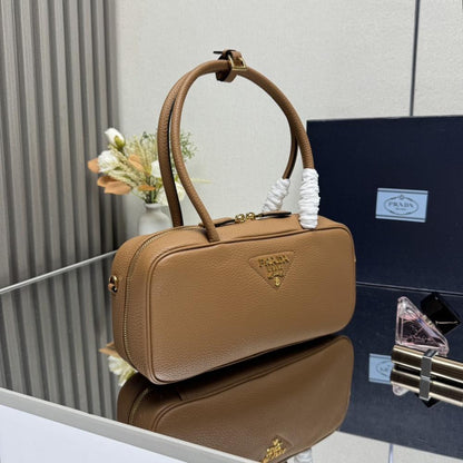 Leather Top Handle Bag
