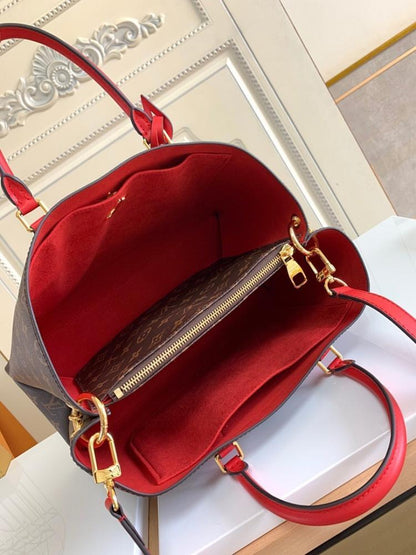 Stylish Gold Leather Top Handle Bag – Special Edition