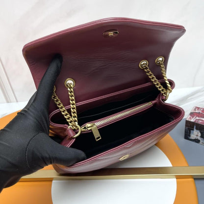 Luxury Leather Top Handle Bag
