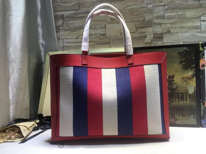 Ophidia Red Calfskin Tote Bag