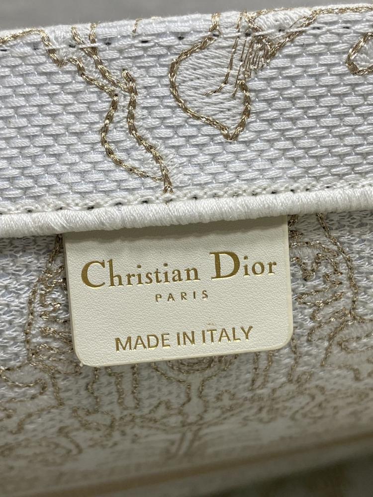 Gold Embroidered Tote Bag