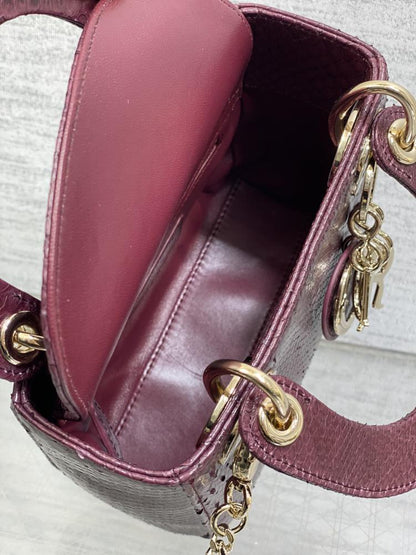 Leather Top Handle Bag