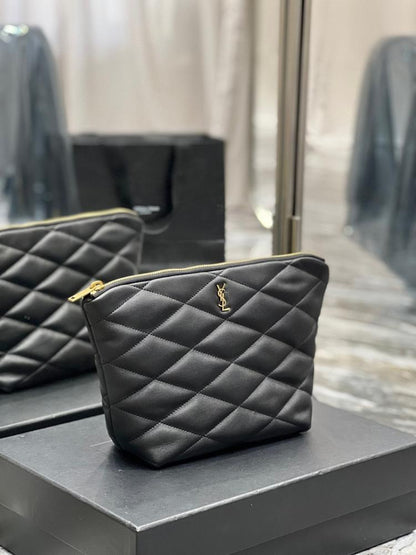 Classic Modern Quilted Leather Shoulder Bag