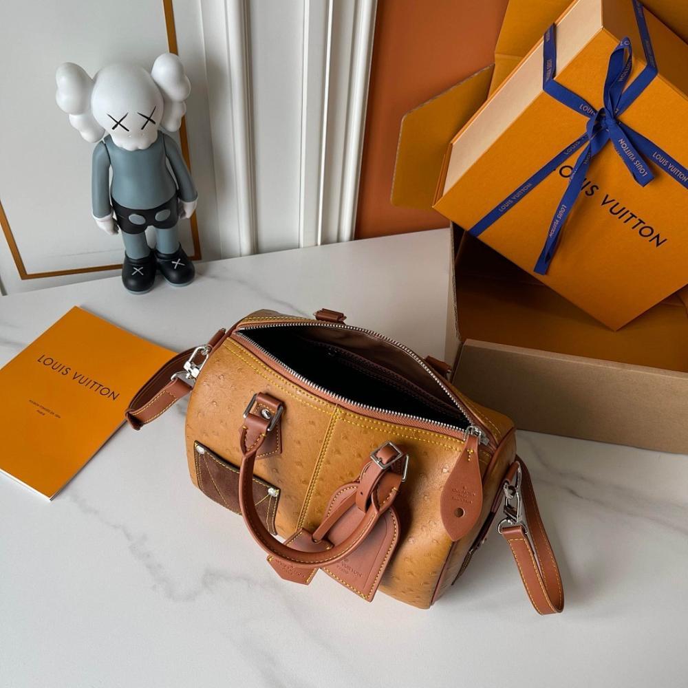 Speedy Bandouliere Monogram Calfskin Top Handle Bag