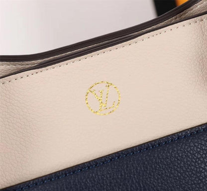 Classic Elegant Monogram Calfskin Shoulder Bag