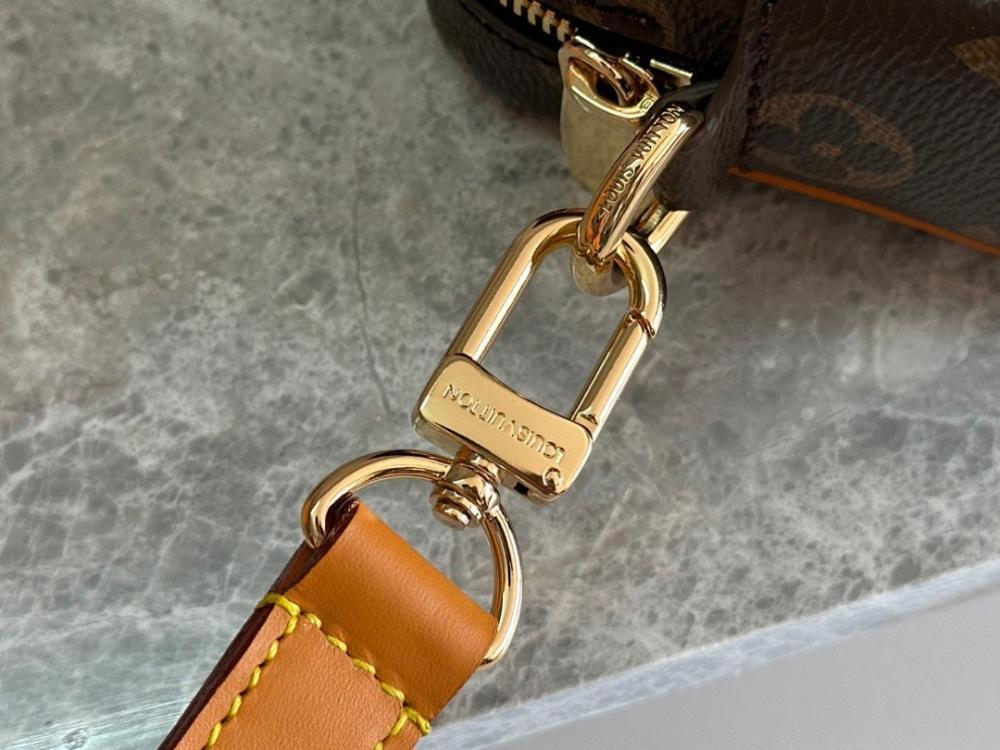 Alma Monogram Leather Crossbody Bag