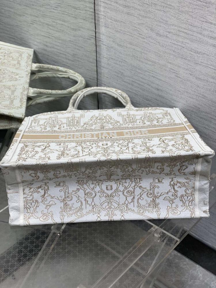 Gold Embroidered Tote Bag