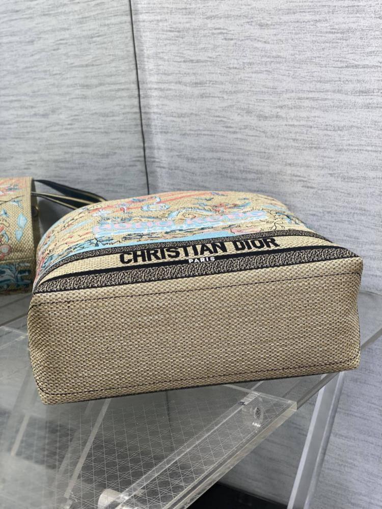 Embroidered Top Handle Bag