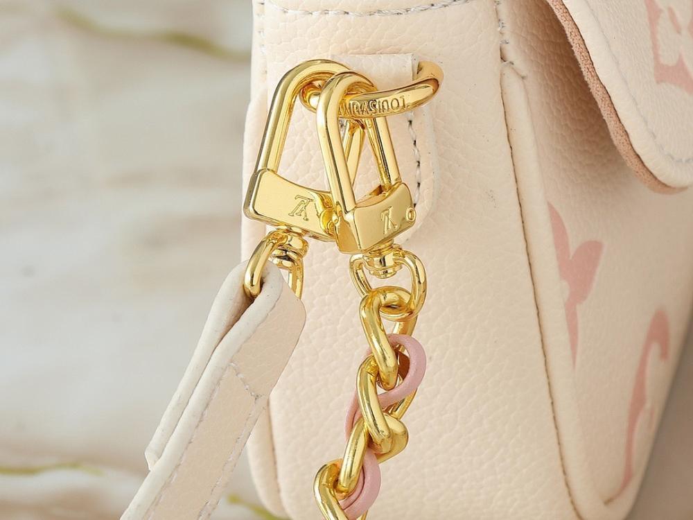 Luxury Monogram Leather Shoulder Bag – Limited Edition
