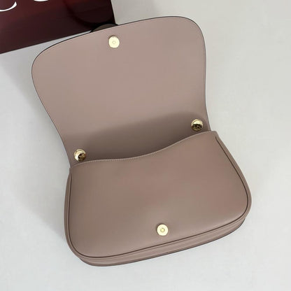 Leather Top Handle Bag