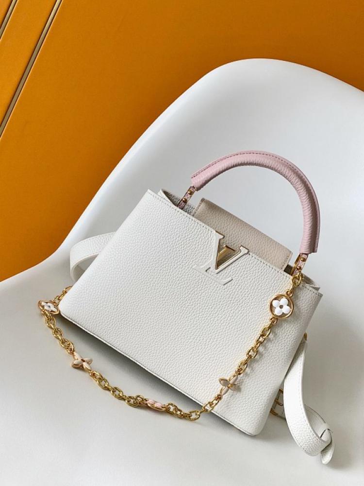 Calfskin Top Handle Bag