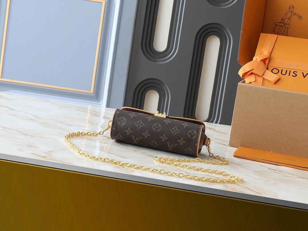 Modern Luxury Monogram Leather Shoulder Bag