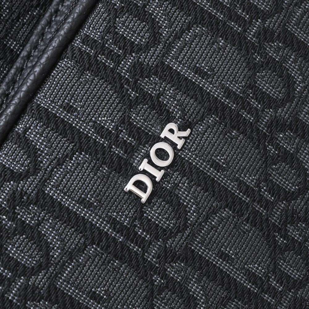 Italian-Inspired Stylish Black Quilted Jacquard Crossbody Bag