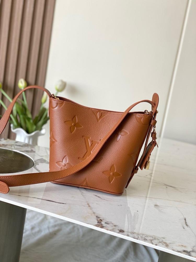 Classic Italian-Inspired Monogram Leather Shoulder Bag