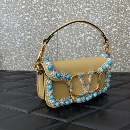 Luxury Crystal-Embellished Crossbody Bag
