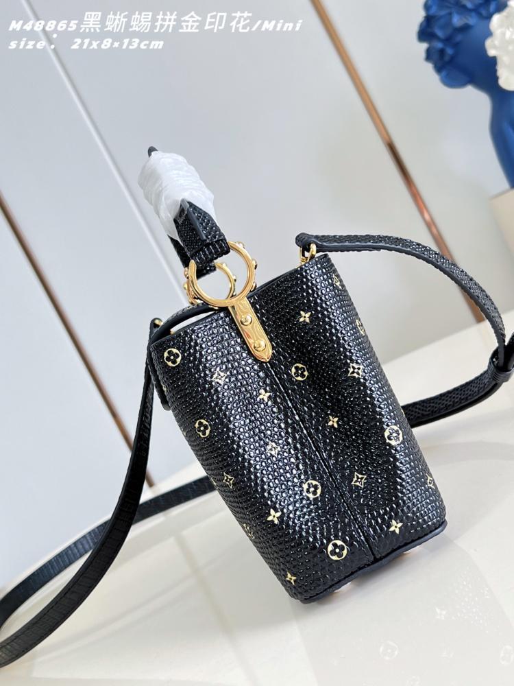 Capucines Leather Top Handle Bag