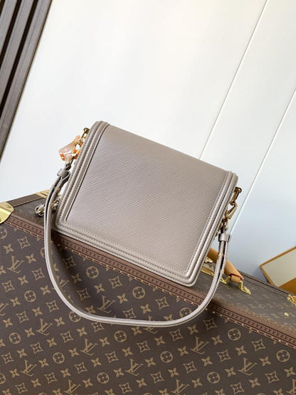 Leather Top Handle Bag