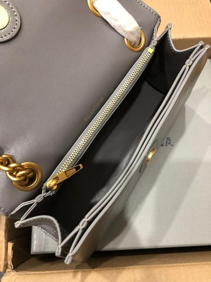 Classic Elegant Quilted Leather Shoulder Bag