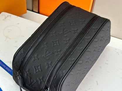Elegant Monogram Leather Travel Bag – Limited Edition