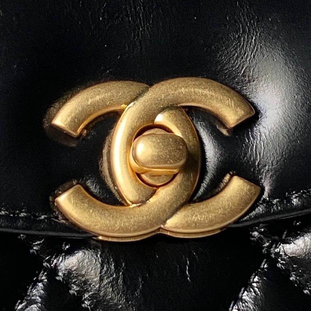 Leather Top Handle Bag