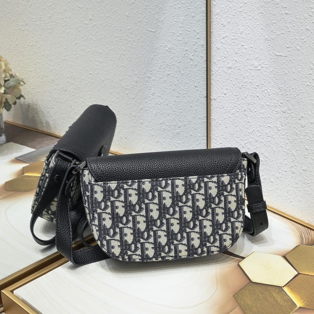 Stylish Premium Black Calfskin Shoulder Bag