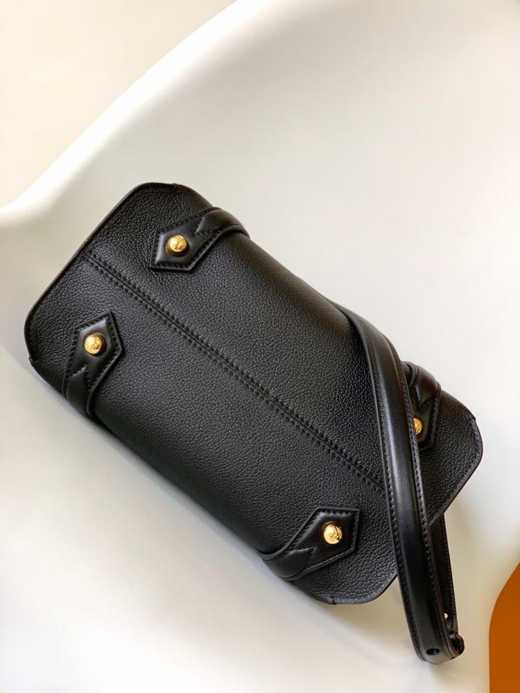 Leather Top Handle Bag