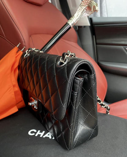 Lambskin Top Handle Bag