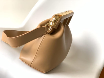 Lambskin Top Handle Bag