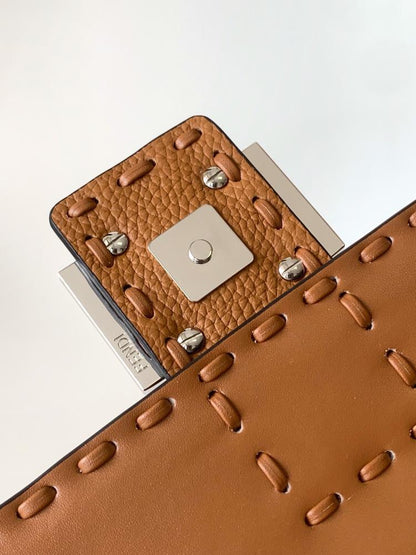 Leather Top Handle Bag