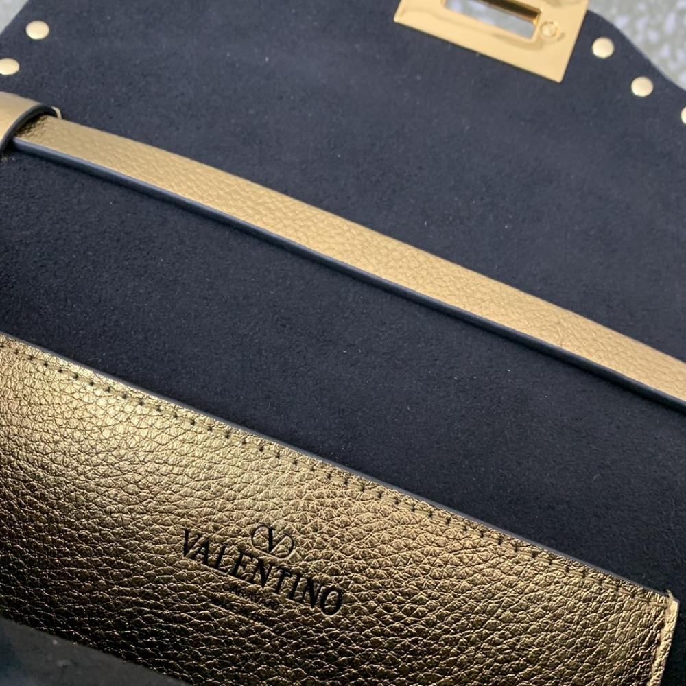 Studded Calfskin Crossbody Bag