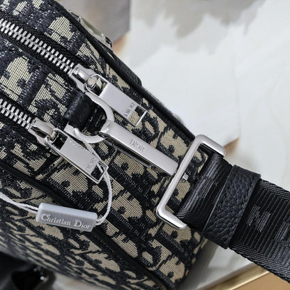 Stylish Black Printed Calfskin Shoulder Bag – Special Edition