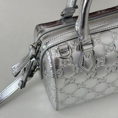 Leather Top Handle Bag