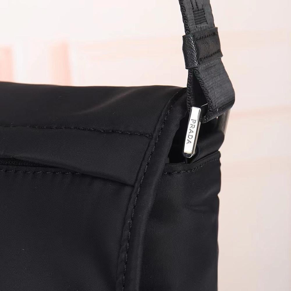Classic Italian-Inspired Nylon Bag