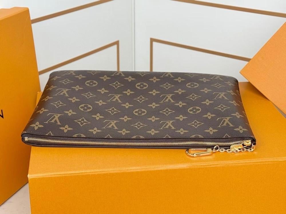 Alma Gold Monogram Travel Bag
