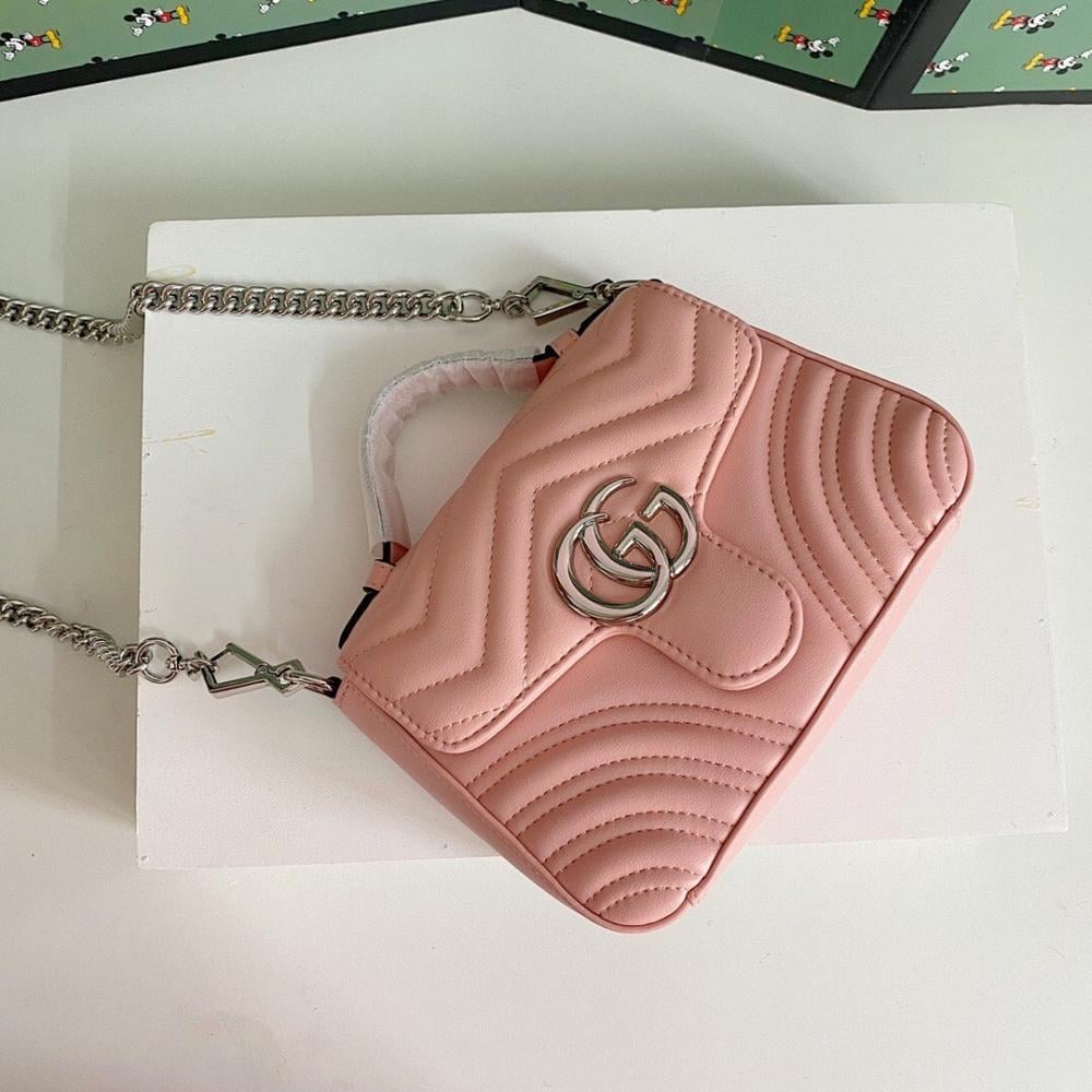 Alma Green Calfskin Crossbody Bag