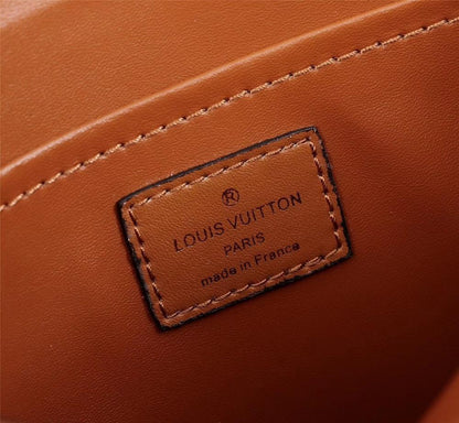 Luxury Stylish Monogram Leather Top Handle Bag