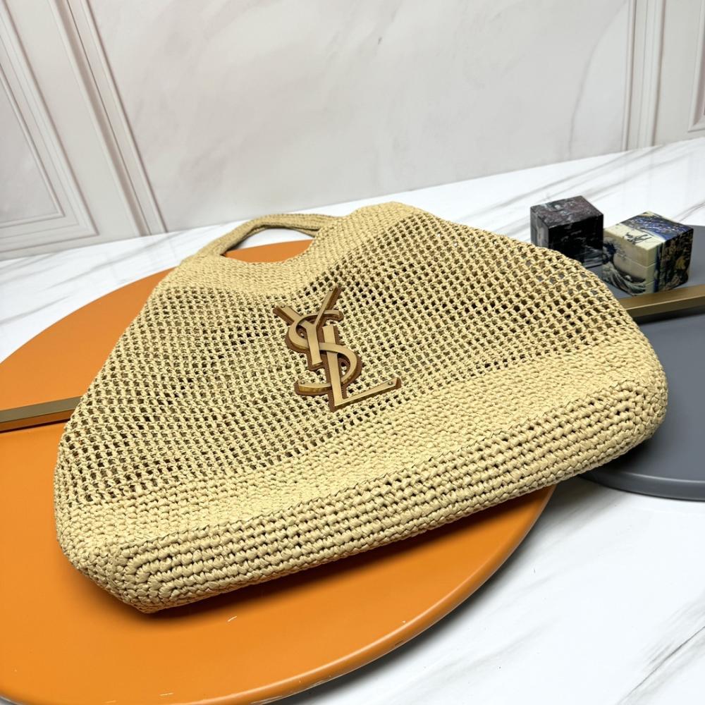 Woven Straw Tote Bag