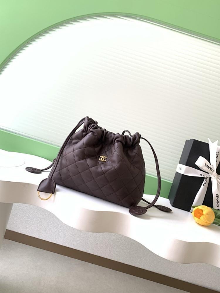 Leather Bucket Bag