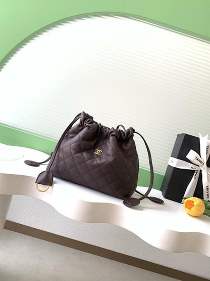 Leather Bucket Bag