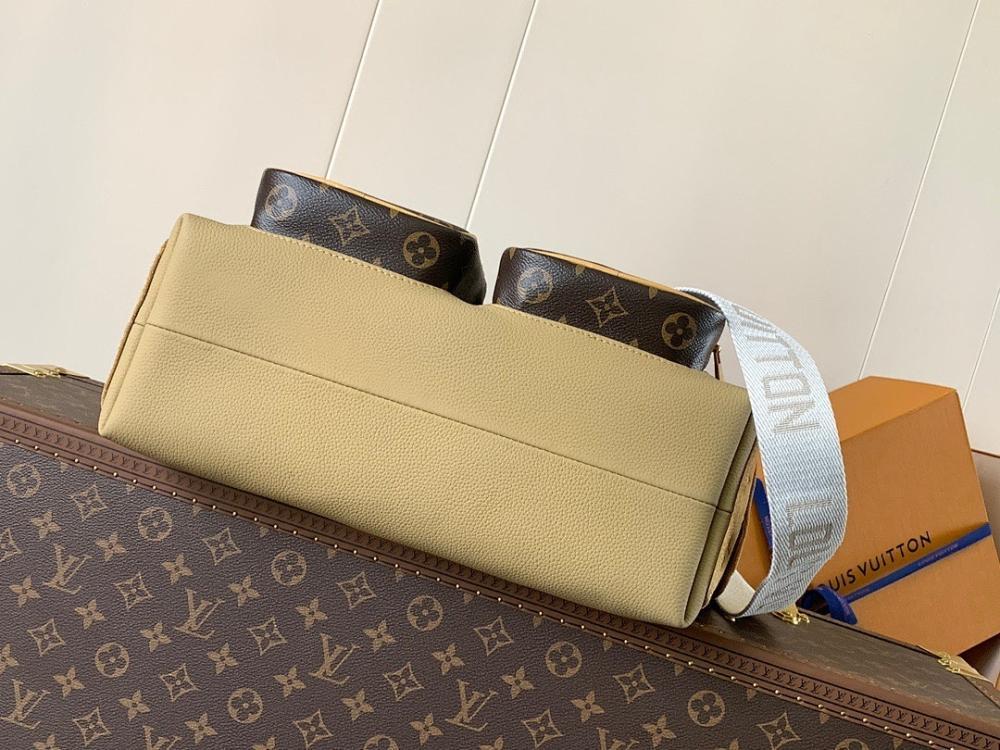 Alma Monogram Canvas Shoulder Bag
