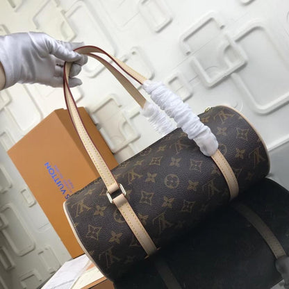 Leather Top Handle Bag