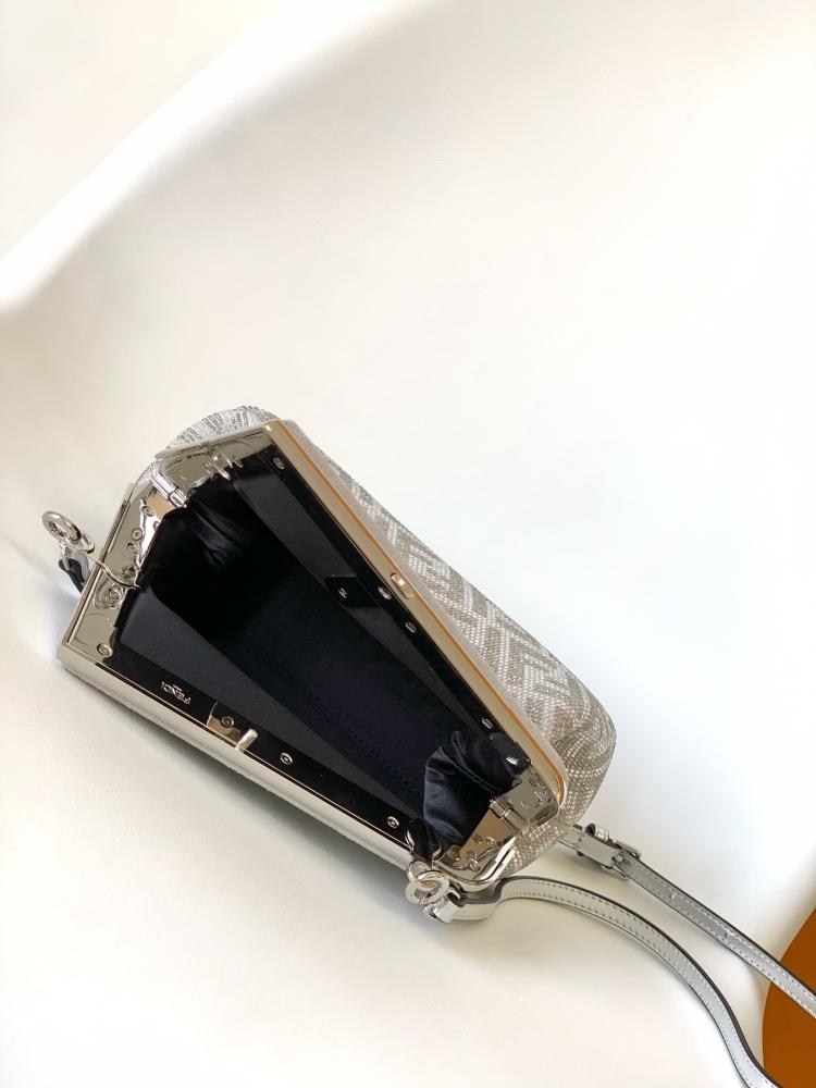 Crystal-Embellished Leather Wallet