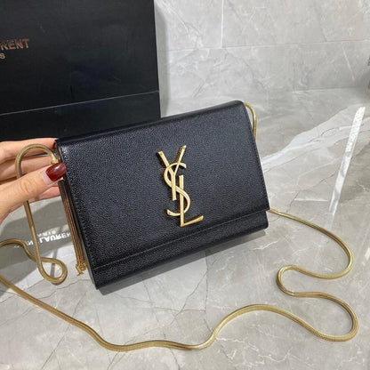Stylish Refined Leather Top Handle Bag