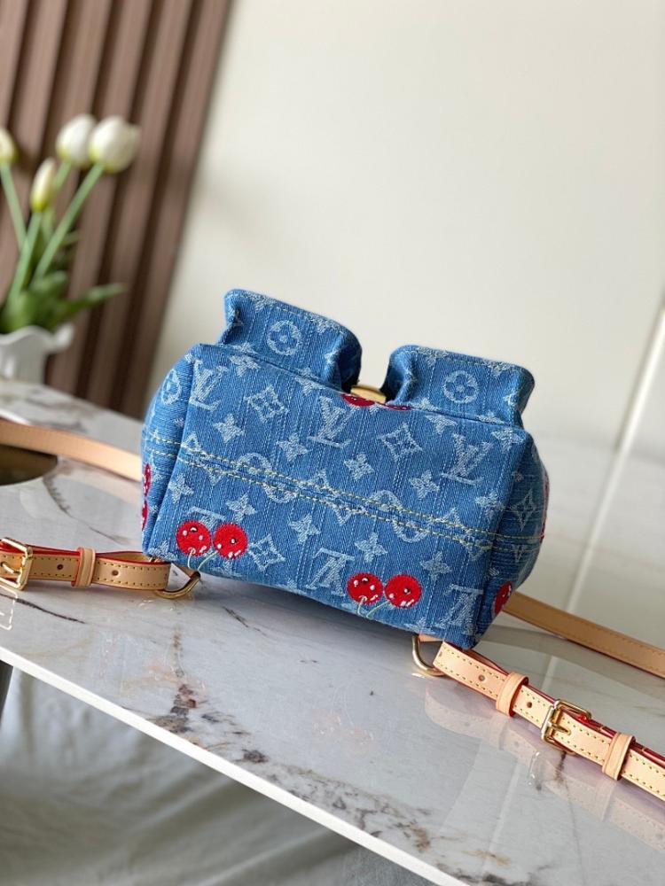 Elegant Stylish Embroidered Denim Shoulder Bag