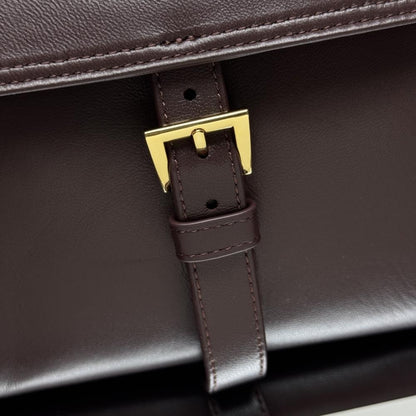 Leather Top Handle Bag
