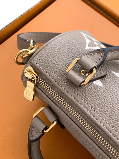 Leather Top Handle Bag