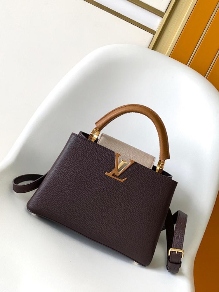 Leather Top Handle Bag