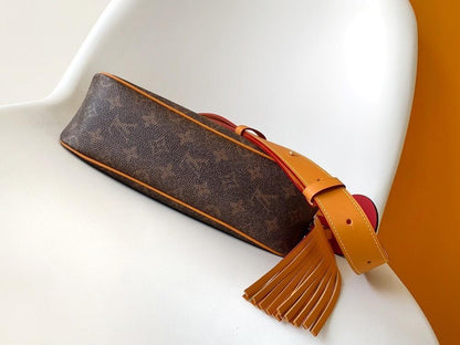 Alma Monogram Top Handle Bag