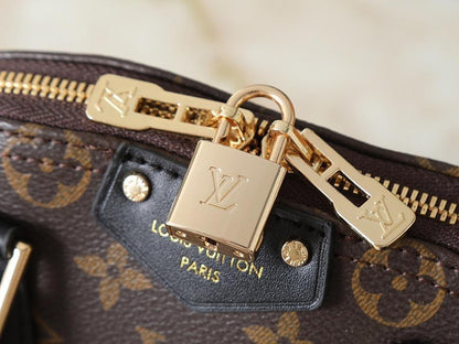 Alma Monogram Leather Crossbody Bag