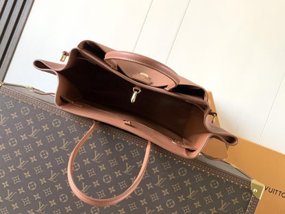 Calfskin Top Handle Bag